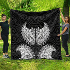 New Zealand Ta Moko Quilt Aotearoa Maori Chest Tattoo Black