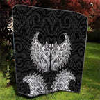 New Zealand Ta Moko Quilt Aotearoa Maori Chest Tattoo Black