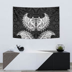 New Zealand Ta Moko Tapestry Aotearoa Maori Chest Tattoo Black