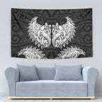 New Zealand Ta Moko Tapestry Aotearoa Maori Chest Tattoo Black