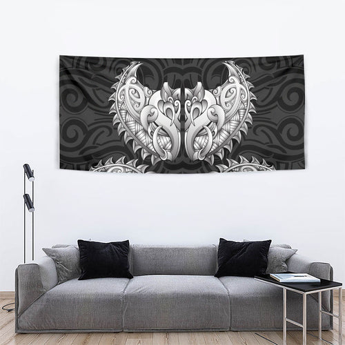New Zealand Ta Moko Tapestry Aotearoa Maori Chest Tattoo Black