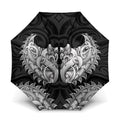 New Zealand Ta Moko Umbrella Aotearoa Maori Chest Tattoo Black