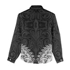 New Zealand Ta Moko Women Casual Shirt Aotearoa Maori Chest Tattoo Black