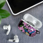 Personalised Australia Boronia And Malurus Cyaneus AirPods Case Aboriginal Art - Aussie Hoodie