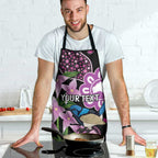 Personalised Australia Boronia And Malurus Cyaneus Apron Aboriginal Art - Aussie Hoodie