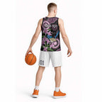 Personalised Australia Boronia And Malurus Cyaneus Basketball Jersey Aboriginal Art - Aussie Hoodie