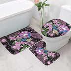 Personalised Australia Boronia And Malurus Cyaneus Bathroom Set Aboriginal Art - Aussie Hoodie