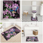 Personalised Australia Boronia And Malurus Cyaneus Bathroom Set Aboriginal Art - Aussie Hoodie