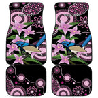 Personalised Australia Boronia And Malurus Cyaneus Car Mats Aboriginal Art