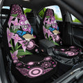 Personalised Australia Boronia And Malurus Cyaneus Car Seat Cover Aboriginal Art