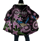 Personalised Australia Boronia And Malurus Cyaneus Cloak Aboriginal Art - Aussie Hoodie