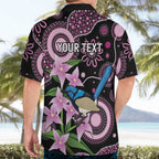 Personalised Australia Boronia And Malurus Cyaneus Hawaiian Shirt Aboriginal Art