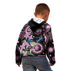 Personalised Australia Boronia And Malurus Cyaneus Kid Hoodie Aboriginal Art