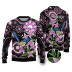 Personalised Australia Boronia And Malurus Cyaneus Ugly Christmas Sweater Aboriginal Art - Aussie Hoodie