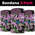 Personalised Australia Boronia And Malurus Cyaneus Neck Gaiter Aboriginal Art - Aussie Hoodie