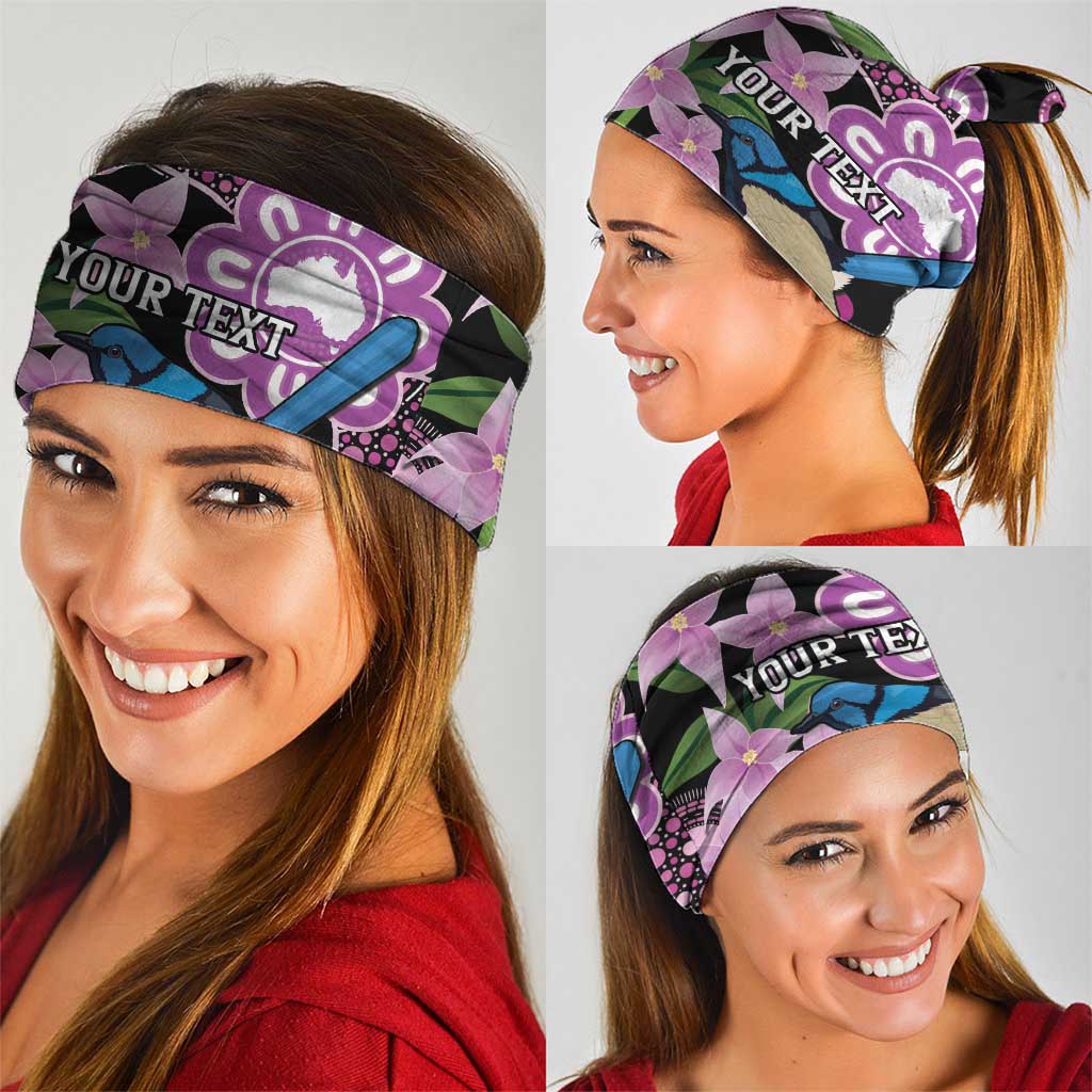 Personalised Australia Boronia And Malurus Cyaneus Neck Gaiter Aboriginal Art - Aussie Hoodie