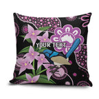 Personalised Australia Boronia And Malurus Cyaneus Pillow Cover Aboriginal Art - Aussie Hoodie