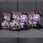 Personalised Australia Boronia And Malurus Cyaneus Pillow Cover Aboriginal Art - Aussie Hoodie