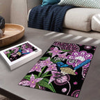 Personalised Australia Boronia And Malurus Cyaneus Puzzle Aboriginal Art - Aussie Hoodie