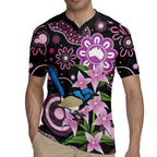Personalised Australia Boronia And Malurus Cyaneus Rugby Jersey Aboriginal Art