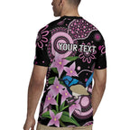Personalised Australia Boronia And Malurus Cyaneus Rugby Jersey Aboriginal Art