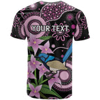 Personalised Australia Boronia And Malurus Cyaneus T Shirt Aboriginal Art