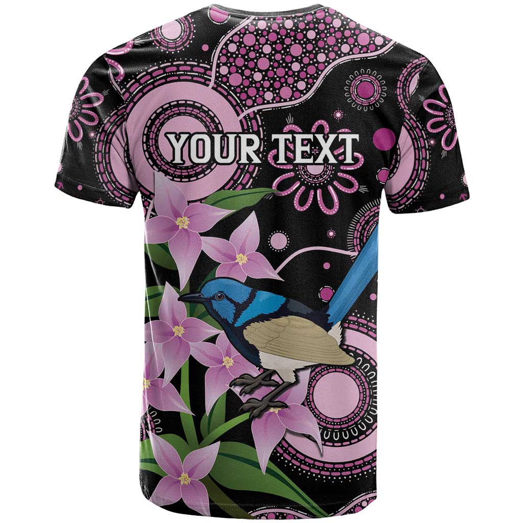 Personalised Australia Boronia And Malurus Cyaneus T Shirt Aboriginal Art