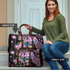 Personalised Australia Boronia And Malurus Cyaneus Travel Bag Aboriginal Art - Aussie Hoodie