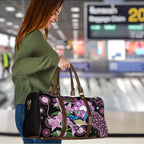 Personalised Australia Boronia And Malurus Cyaneus Travel Bag Aboriginal Art - Aussie Hoodie