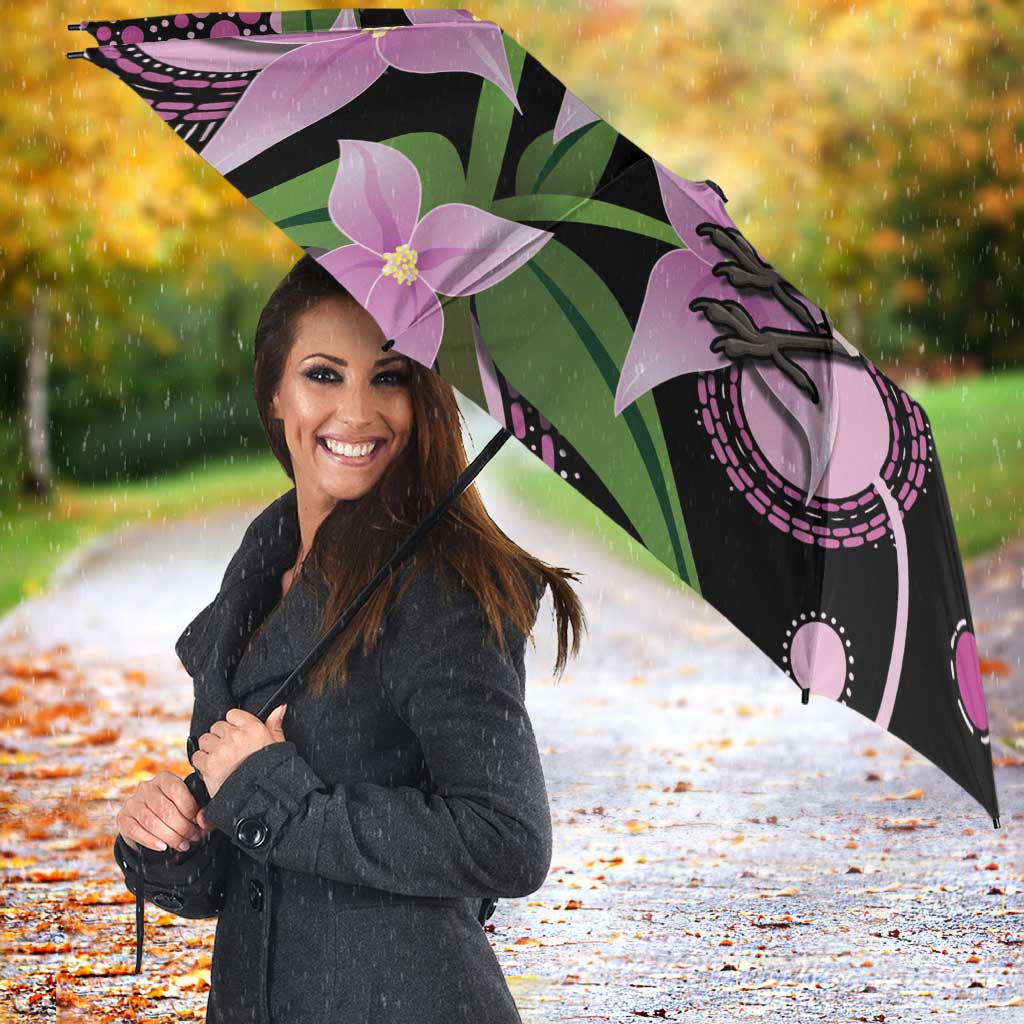 Personalised Australia Boronia And Malurus Cyaneus Umbrella Aboriginal Art - Aussie Hoodie