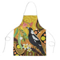 Australia Eucalyptus Flower And Magpie Apron Aboriginal Art - Aussie Hoodie