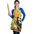 Australia Eucalyptus Flower And Magpie Apron Aboriginal Art - Aussie Hoodie