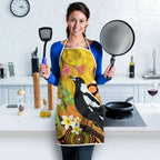 Australia Eucalyptus Flower And Magpie Apron Aboriginal Art - Aussie Hoodie