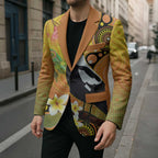 Australia Eucalyptus Flower And Magpie Blazer Aboriginal Art - Aussie Hoodie