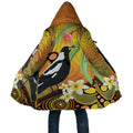 Australia Eucalyptus Flower And Magpie Cloak Aboriginal Art - Aussie Hoodie