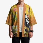 Australia Eucalyptus Flower And Magpie Kimono Aboriginal Art - Aussie Hoodie
