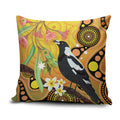 Australia Eucalyptus Flower And Magpie Pillow Cover Aboriginal Art - Aussie Hoodie