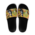 Australia Eucalyptus Flower And Magpie Slide Sandals Aboriginal Art - Aussie Hoodie