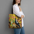 Australia Eucalyptus Flower And Magpie Tote Bag Aboriginal Art - Aussie Hoodie