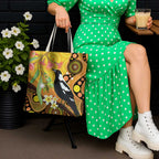 Australia Eucalyptus Flower And Magpie Tote Bag Aboriginal Art - Aussie Hoodie