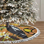 Australia Eucalyptus Flower And Magpie Tree Skirt Aboriginal Art - Aussie Hoodie