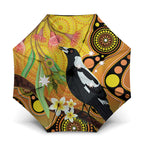 Australia Eucalyptus Flower And Magpie Umbrella Aboriginal Art - Aussie Hoodie