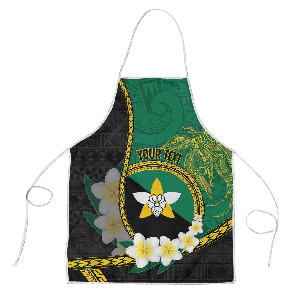 Personalised PNG Enga Provins Apron Papua New Guinea Plumeria Melanesian Pattern - Aussie Hoodie