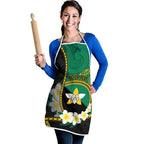 Personalised PNG Enga Provins Apron Papua New Guinea Plumeria Melanesian Pattern - Aussie Hoodie