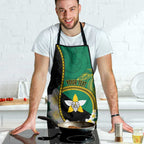 Personalised PNG Enga Provins Apron Papua New Guinea Plumeria Melanesian Pattern - Aussie Hoodie