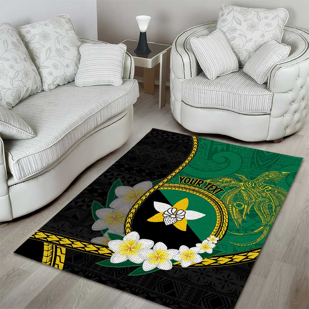 Personalised PNG Enga Provins Area Rug Papua New Guinea Plumeria Melanesian Pattern - Aussie Hoodie