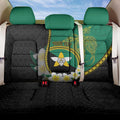 Personalised PNG Enga Provins Back Car Seat Cover Papua New Guinea Plumeria Melanesian Pattern - Aussie Hoodie