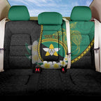Personalised PNG Enga Provins Back Car Seat Cover Papua New Guinea Plumeria Melanesian Pattern - Aussie Hoodie