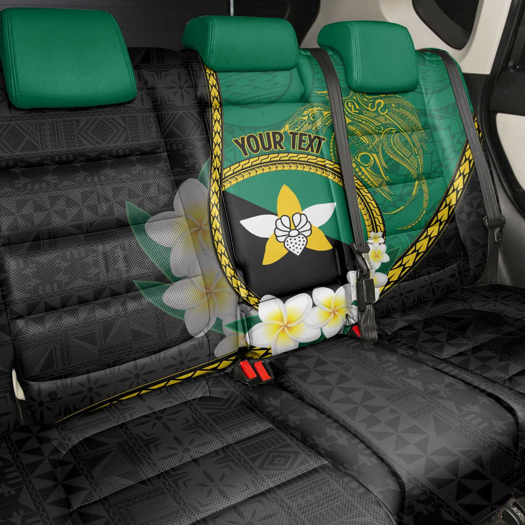 Personalised PNG Enga Provins Back Car Seat Cover Papua New Guinea Plumeria Melanesian Pattern - Aussie Hoodie