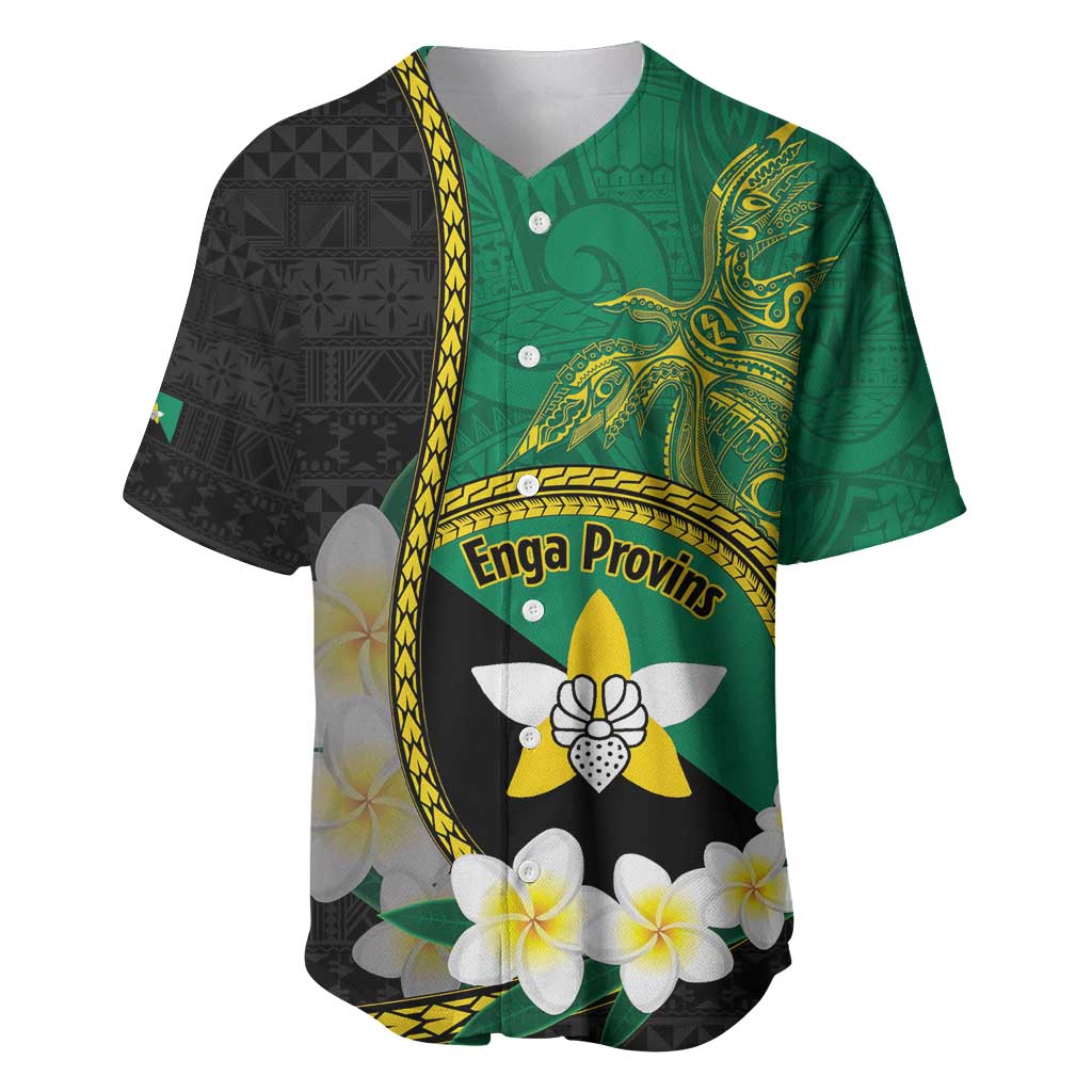 Personalised PNG Enga Provins Baseball Jersey Papua New Guinea Plumeria Melanesian Pattern - Aussie Hoodie